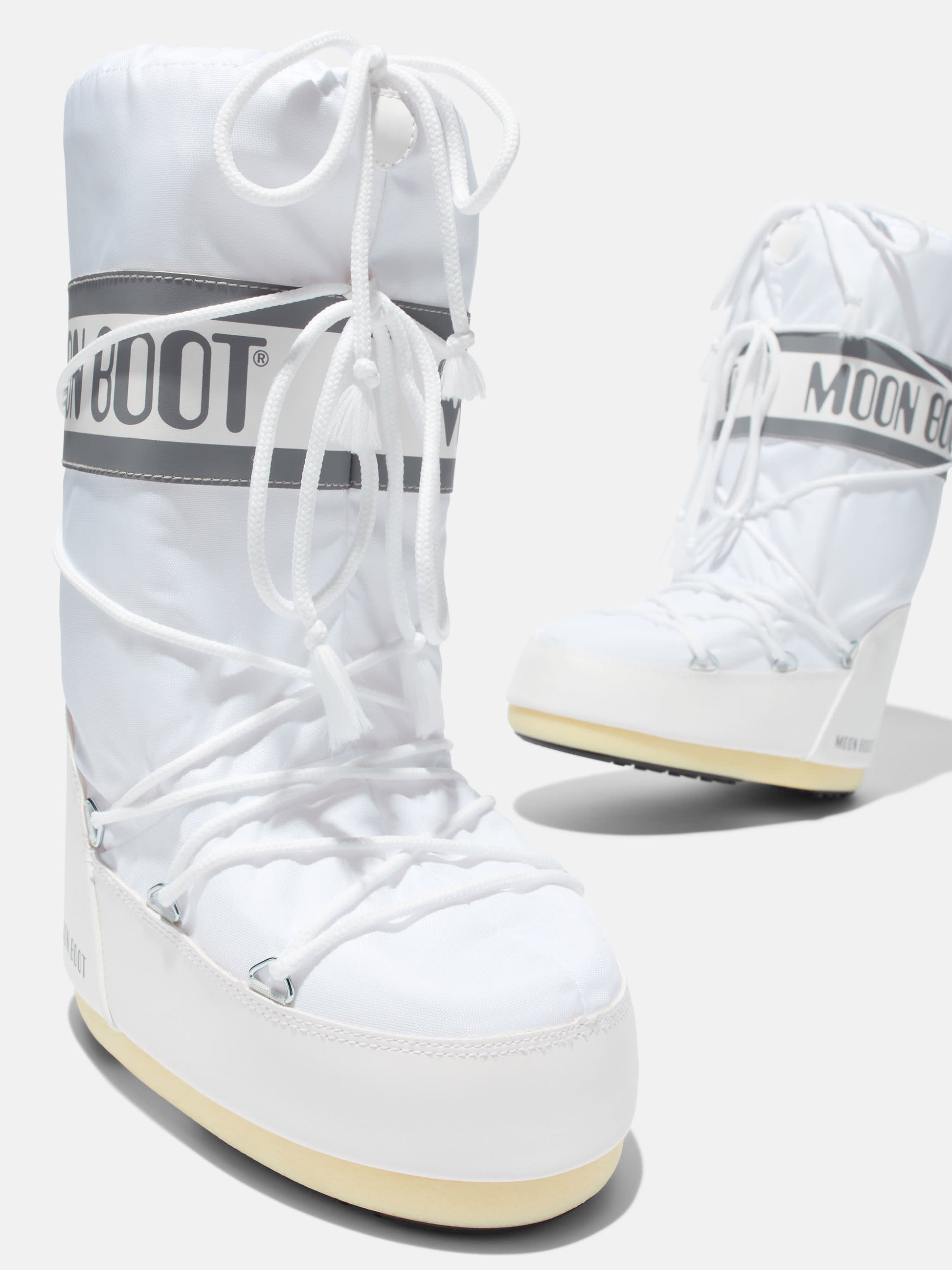 ICON WHITE NYLON BOOTS