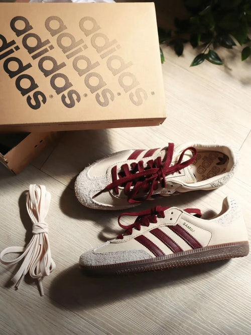 Adidas Samba Wonder White Maroon